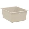 vidaXL Sink Beige 370 x 460 mm 80% Quartz and 20% Resin