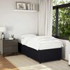 vidaXL Bed Frame without Mattress Black 90x190 cm Single Velvet