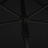 vidaXL Garden Parasol with Pole 210x140 cm Black