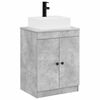 vidaXL Bathroom Furniture Set Concrete Grey Engineered Wood