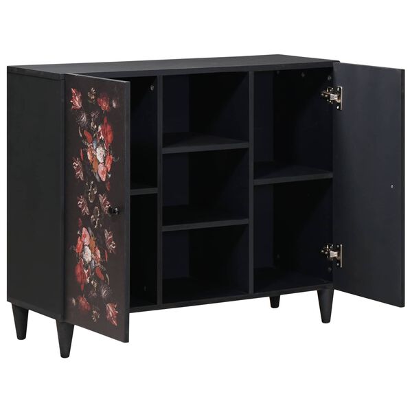 vidaXL Storage Cabinets Multicolour 90 x 33.5 x 75 cm Solid Mango Wood