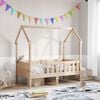 vidaXL Kids' House Bed Frame without Mattress 80x160 cm Pine