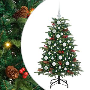 vidaXL Artificial Christmas Tree with 150 LEDs with Stand Green 120 cm