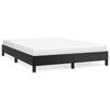 vidaXL Bed Frame without Mattress Black 135x190 cm Double Double Faux Leather