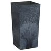 vidaXL Planter with Removable Inner Anthracite 21/49 L PP Concrete Look