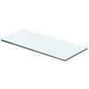 vidaXL Shelf Panel Glass Clear 40x12 cm