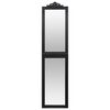 vidaXL Free-Standing Mirror Black 45x180 cm
