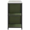vidaXL Kitchen Storage Set 2 pcs Olive Green Cold-rolled Steel