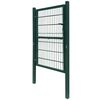 vidaXL 2D Fence Gate (Single) Green 100x160 cm