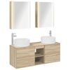 vidaXL Bathroom Furniture Set 5 pcs Sonoma Oak