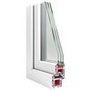 vidaXL Basement Window RISOR 100x40 cm Tilt 3 Glazing White