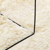vidaXL Shaggy Rug High Pile NAVARRA Cream 80x150 cm Polyester