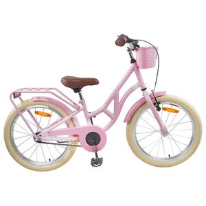 vidaXL Kids Bike 24'' for 8-12 Years Old Light Pink