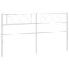 vidaXL Metal Replace Headboard White 193 cm