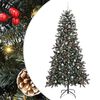 vidaXL Artificial Christmas Tree with 300 LEDs with Stand Green 240 cm