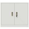 vidaXL Storage Cabinet White 80 x 40 x 70 cm Cold-Rolled Steel