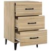 vidaXL Bedside Cabinet Sonoma Oak 40x40x66 cm Engineered Wood