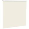 vidaXL Roller Blind Blackout Off White 155x150 cm Fabric Width 151.6 cm Polyester