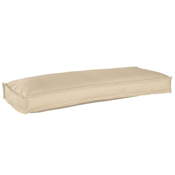 vidaXL Pallet Cushion Set 2 pcs Beige 100 x 40 x 8 cm Oxford fabric