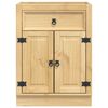 vidaXL Cabinet SKI Honey Brown 60 x 46 x 81.5 cm Solid Pine Wood