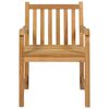 vidaXL 7 Piece Garden Dining Set 160x80 cm Solid Teak Wood