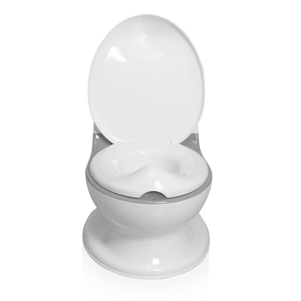 Baninni Potty Trainer with Sound Pippe Grey and White