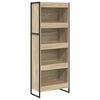 vidaXL Book Cabinet Sonoma 60 x 30 x 155 cm Engineered Wood