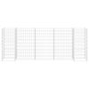vidaXL H-Shaped Gabion Planter Steel Wire 260x40x100 cm
