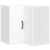 vidaXL Kitchen Wall Corner Cabinet "Lucca" White Engineered Wood