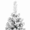 vidaXL Artificial Christmas Tree with 300 LEDs with Stand Green 240 cm