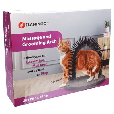 FLAMINGO Massage and Grooming Arch/Pet Brush Triomf