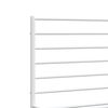 vidaXL Metal Bed Frame without Mattress with Footboard White 120x200cm
