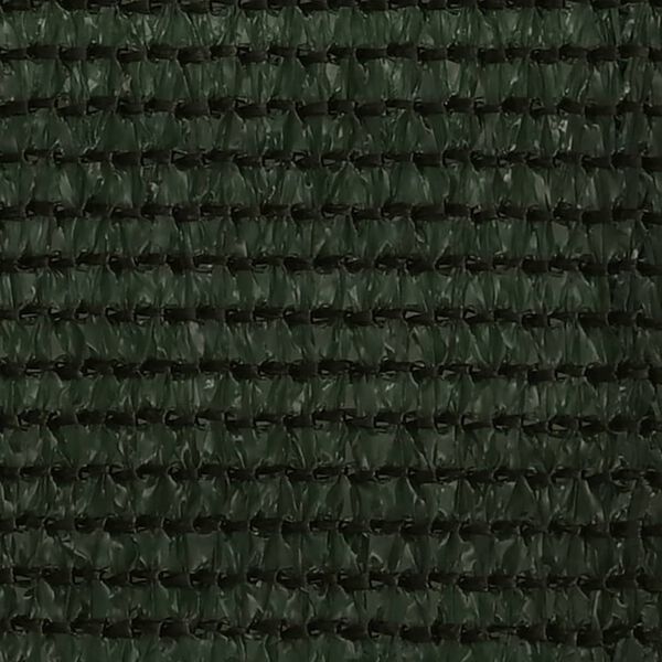 vidaXL Balcony Screen Dark Green 75x500 cm HDPE