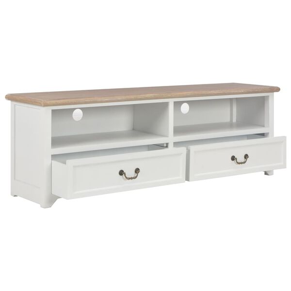 vidaXL TV Cabinet White 120x30x40 cm Wood