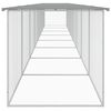 vidaXL Chicken Cage with Roof Light Grey 803x98x90 cm Galvanised Steel