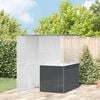 vidaXL Bird Cage Anthracite 154 x 154 x 200 cm Galvanised steel