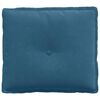 vidaXL Back Pillow Blue 50 x 45 cm Corduroy Fabric