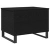 vidaXL Coffee Table Black Oak 60 x 44.5 x 45 cm