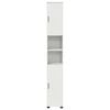 vidaXL Bathroom Cabinet White 30 x 35 x 192 cm Engineered wood & Metal
