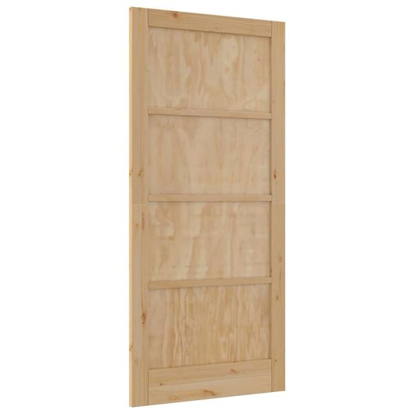 vidaXL Interior Door Brown 93 x 202 cm Plywood