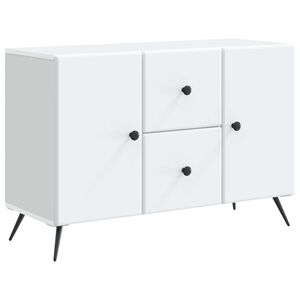 vidaXL Sideboard with Drawer White 89 x 34.5 x 60 cm Engineered Wood