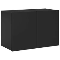 vidaXL TV Cabinet Wall-mounted Black 60x30x41 cm