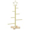vidaXL Metal Christmas Tree KUOPIO 60 cm Steel Gold