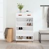vidaXL Shoe Cabinet White 60x35x105 cm Engineered Wood
