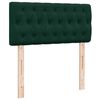 vidaXL Box Spring Bed with Mattress Dark Green 80x200 cm Velvet