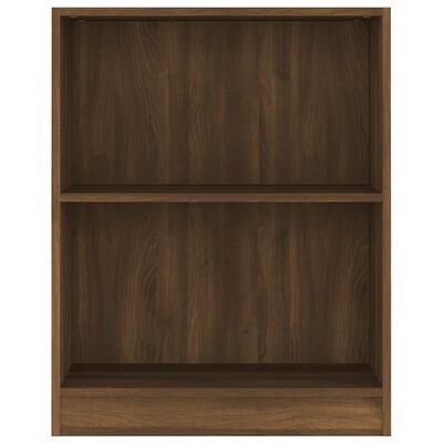 vidaXL Bookshelf Brown Oak 60x24x76 cm Engineered Wood