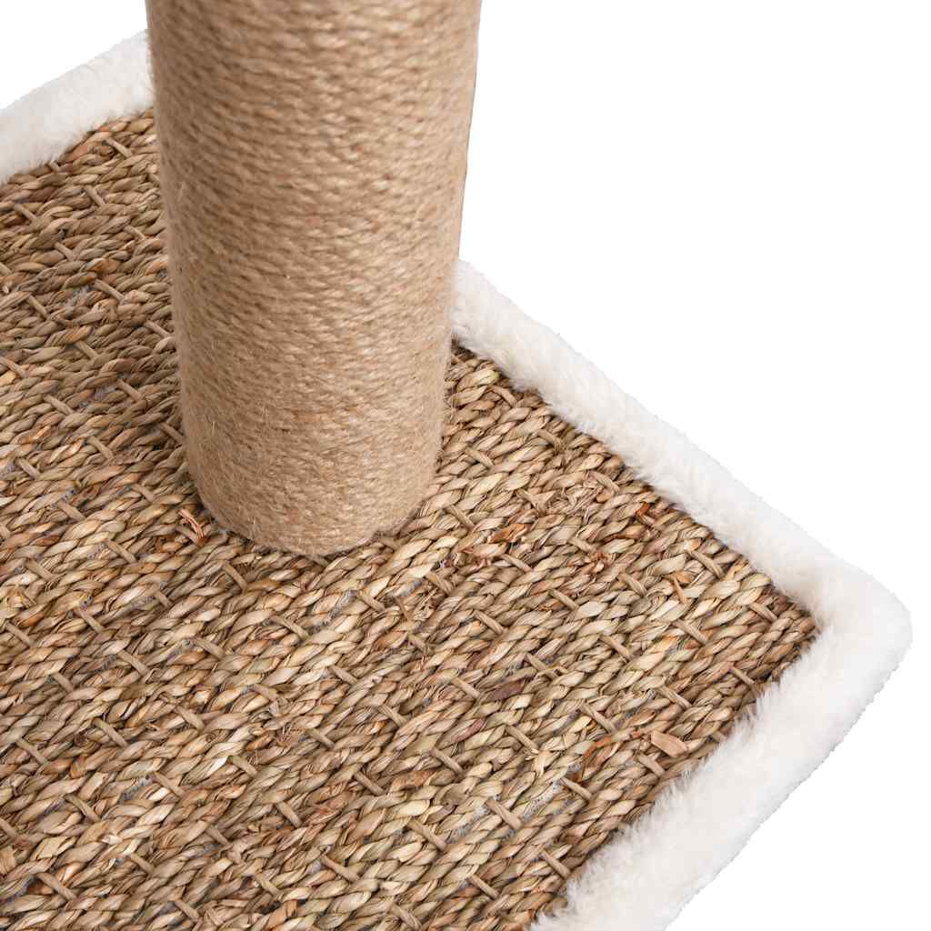 Cat scratching post with brush deals