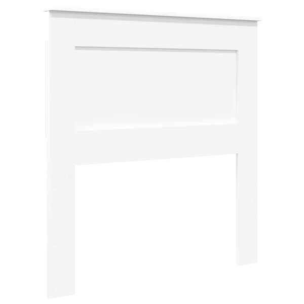vidaXL Headboard with Headboard White 75 cm Engineered Wood