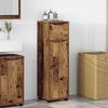 vidaXL Bathroom Cabinet Old Wood 30.5 x 30 x 101 cm Engineered Wood