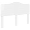 vidaXL Headboard Gloss White Engineered wood